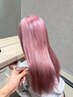 ブリーチありダブルカラー＋ケアブリーチ付き　￥14880