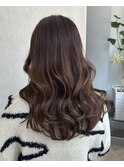 乾かして決まる◎コテ巻きパーマ