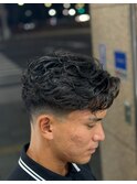 毛流れパーマ