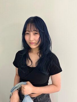 デン(den) ブリーチあり ネイビーブルー