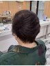 【カット＋ヘアマニキュア(酸性カラー)】￥9000