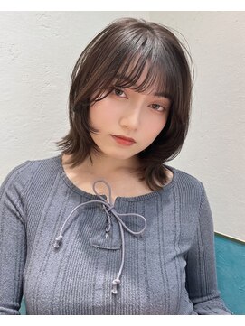 ロンド レグリーズ 立川(Lond leglise) オリーブグレー/ボブ/顔周り/小顔/レイヤー/髪質改善/縮毛矯正