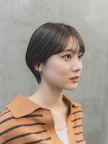 ガーデンヨコハマエスト(GARDEN YOKOHAMA est) ショート ショートボブ ハンサムショート 前髪 暗めカラー