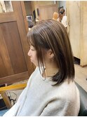 【30代～50代】ナチュラルミディボブ×エフォートレス透明感