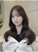 顔まわりカット/レイヤーカット/前髪カット/韓国/外苑前