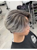 バレイヤージュセンターパート