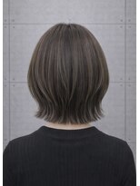 リトマス 二子玉川(litmus)&nbsp;50代/60代/エンドカラー/ウォームベージュ/ハッシュカット   