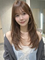 ナナローネス(nana loness)&nbsp;韓国風くびれレイヤー×透け感ベージュ