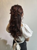 ヘアセット専門サロン by OKINAWA WATABE WEDDING 那覇店 ハーフアップ