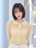 フォト 新宿三丁目(foto)&nbsp;髪質改善縮毛矯正地毛風ストレート切りっぱなしボブ