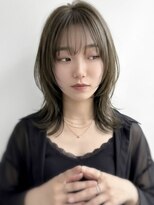 エル セルカ 高田馬場(el CERCA)&nbsp;顔まわりレイヤーハッシュカット×ミントカラー