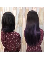 エクステ専門店あるじゃんすー 宇都宮店 Black×BluePurple #栃木 #グラデーション