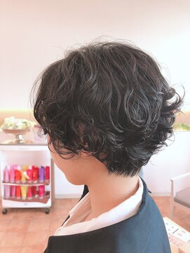 エメ バイ ヘアーポケット(aimer by hair pocket) *+aimerが叶える...楽ちんセットのショートパーマ*