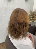 #パーマ #ミディアム