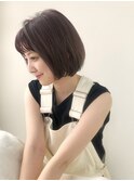 【SiSTA】田中オン眉ボブシースルーバング前下がりボブ