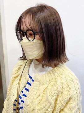 シエルバイアフロート(ciel by afloat) 〇ぷつっとボブ チョコレートカラー