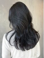 アイティーバイアルバム 下北沢店(IT by ALBUM)&nbsp;ブルーブラックレイヤーカット_アースカラーくびれヘア_ba378231