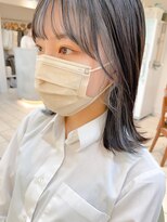 テトラ バイ ネオリーブ 横浜西口店(tetra by neolive)&nbsp;顔まわりレイヤー☆ブリーチ一回でホワイトグレー☆