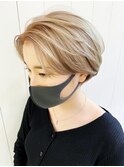 ライトアッシュ_チェリーブラウンフェミニンロング_ba321202