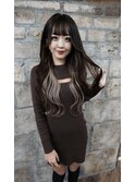 #プルエクステ #ロング #インナー