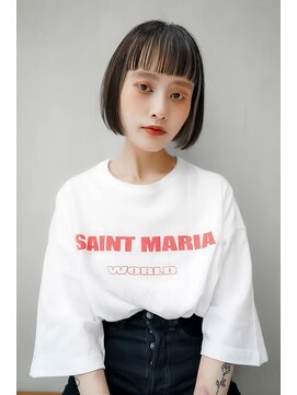 ギークス(GEEKS) 【GEEKS渋谷】マチルダボブ/20代30代/インナーカラー/黒髪/小顔