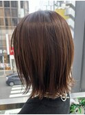 【レイヤーボブ/伸ばしかけヘア】air銀座タワー　藤本麻衣