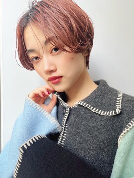 フリティ 大阪西梅田店(friity) ベージュインナーカラーショートボブレイヤーミディアム前髪