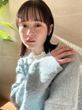 ビュートリアム265(BEAUTRIUM 265) ロブ・切りっぱなしボブ・イルミナカラー・銀座日比谷有楽町30代