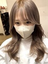 バイオレット 表参道店(Violet)&nbsp;面長解消 顔周りカット 小顔ヘア シースルーバング サイドバング