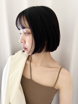 ミョンシル 韓国ボブ_タッセルボブ/切りっぱなしボブ