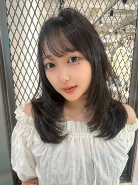 ロンドウル 熊本(Lond ulu) 大人美人なlayer style /ネオ韓国layer cut/フォギーベージュ