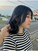 韓国風ネイビーブルー
