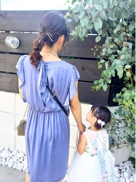 モアナ 逗子(MOANA) 親子でヘアセット♪