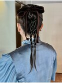【徳岡】ヘアセット お呼ばれヘア モードヘア タイトヘアセット