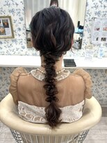 サクララ(Sakura la)&nbsp;編み下ろし♪/参列ヘア/アップヘア/ヘアアレンジ/へアセット