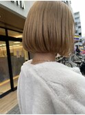 【MISA】ハイトーンのやや前下がりボブ