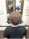 針金アフロ　アフロ　針金パーマ