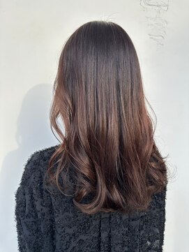 イーストハムアネーロ(EAST HAM anello) うる艶/ダークブラウン/ロングレイヤー