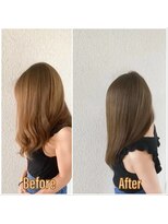 ヘアーバル ラク(Hair Vall RaQ)&nbsp;【40代】王妃の水エステカラー(施術例)ロングレイヤー