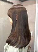 渋谷/オリーブベージュ/髪質改善/縮毛矯正/艶髪/イルミナカラー