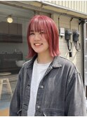 金沢ブリーチ/ピンク/COVO/金沢美容室