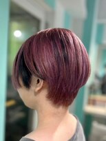 マティーナ ヘアー 池袋(Matina hair) 【デザインカラー×ピンク×ブラック】池袋美容室