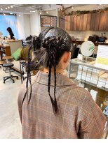 カセット(cassette.)&nbsp;カチモリヘア/ツインカチモリヘア/結婚式参列ヘアセット