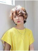 ■オレンジカラー色っぽカジュアルショートM.SLASH自由が丘4-11