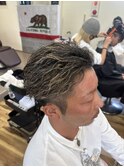 サーフカール/フェザーパーマ/ブルーブラック/稲毛駅/眉毛