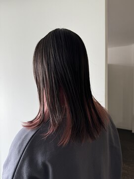 ヨルプラスディ(yoru+D) インナーカラーペールピンク