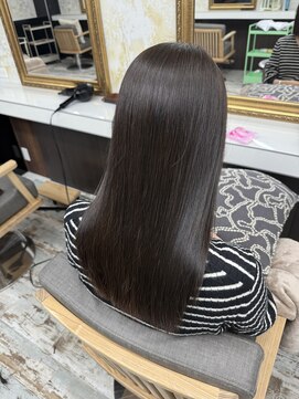 ラング(Rang) 髪質改善カラー×Dark gray