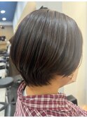 【丸みショートボブ/似合わせカット】