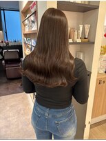 ユーフォリア 青山(Euphoria)&nbsp;【担当きょうこ】赤み消しシアーベージュブリーチなしカラー艶髪