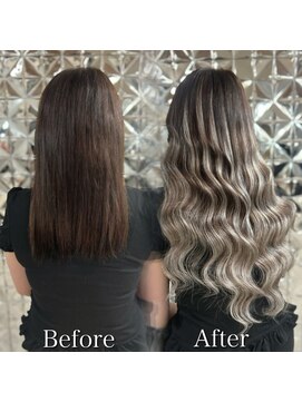 ラブスタシー 博多店(LOVESTASY) グレージュバレイヤージュ